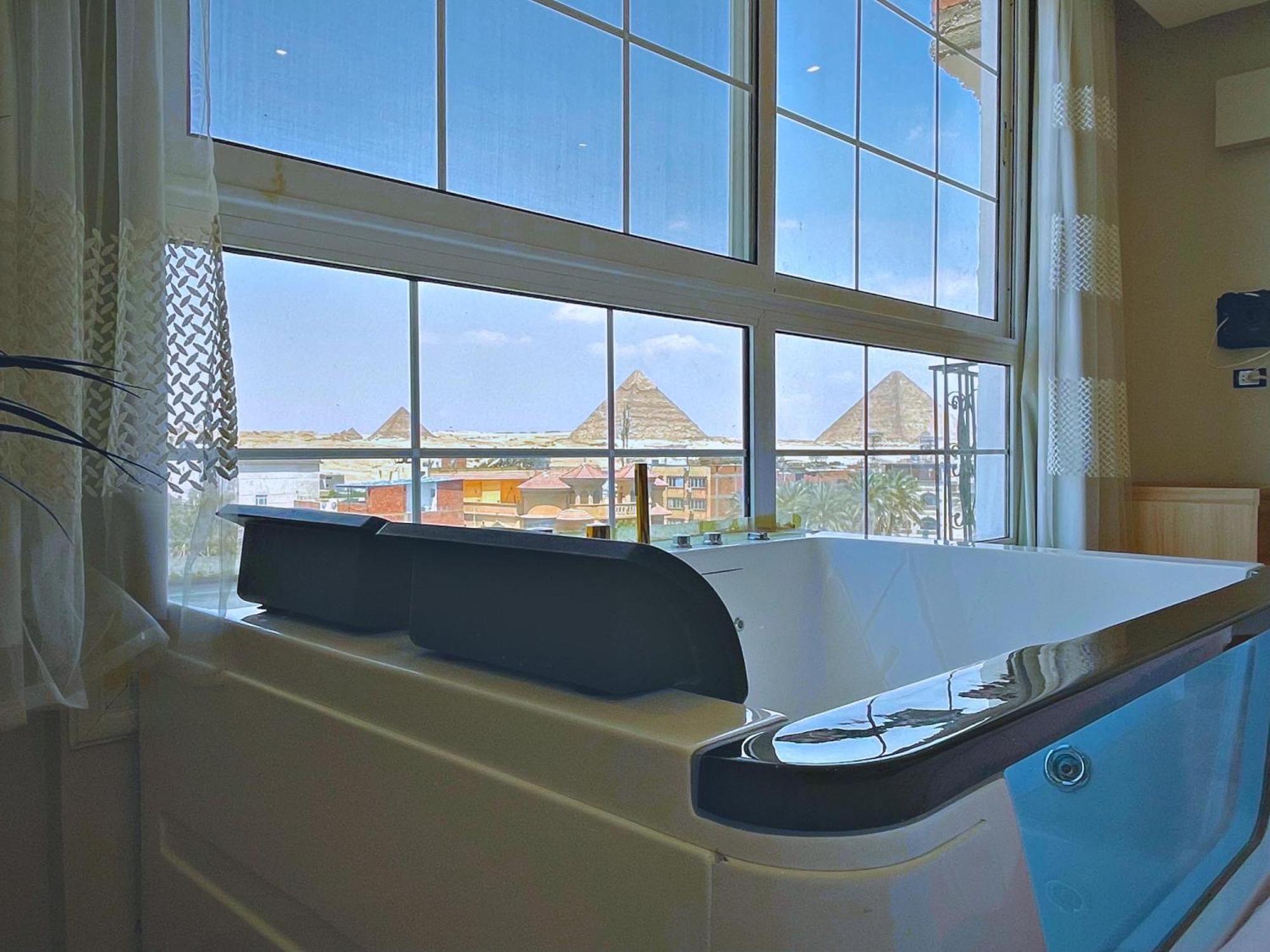 Palm Pyramids View Hotel Kafret el-Gabal エクステリア 写真
