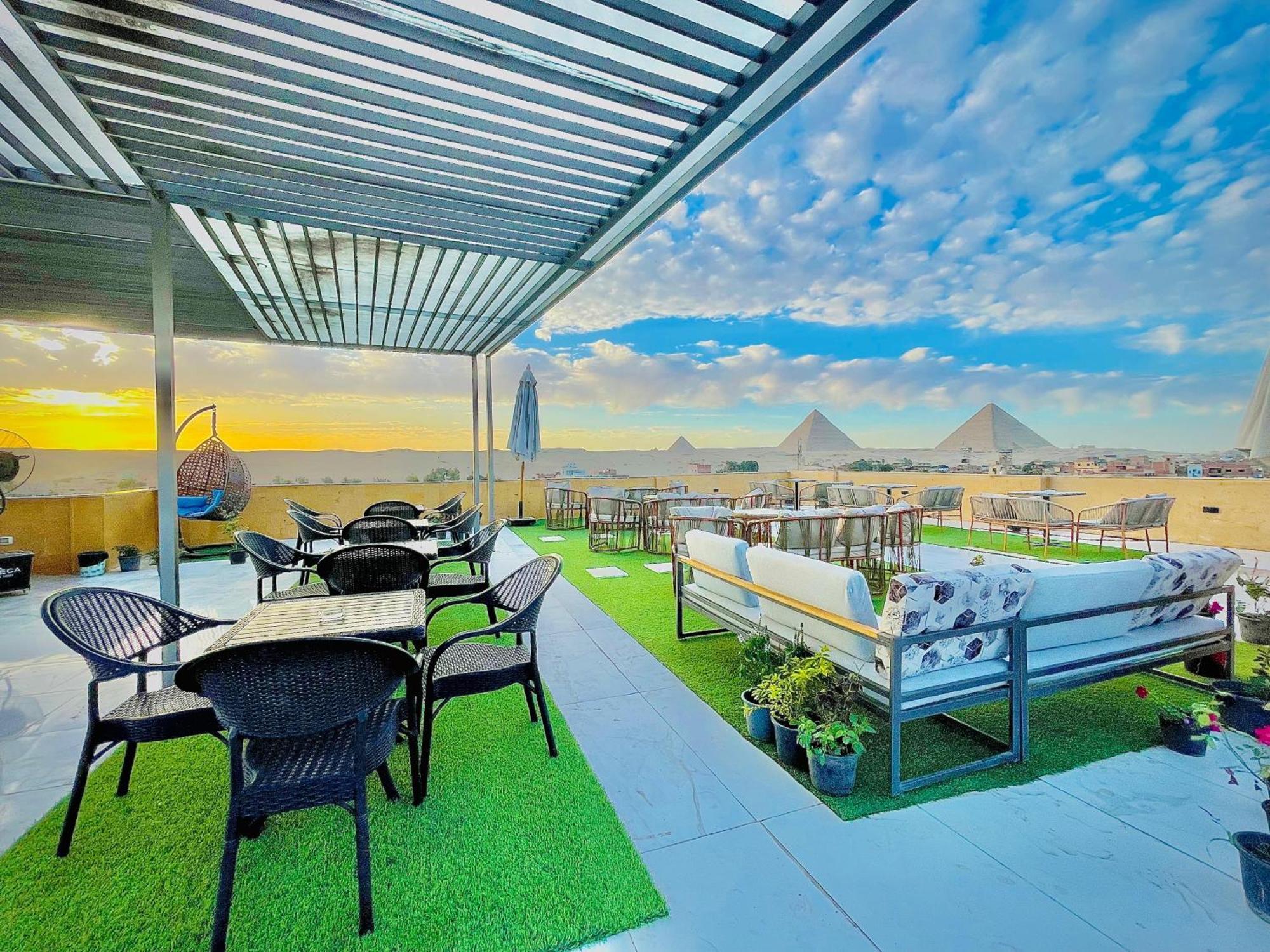 Palm Pyramids View Hotel Kafret el-Gabal エクステリア 写真
